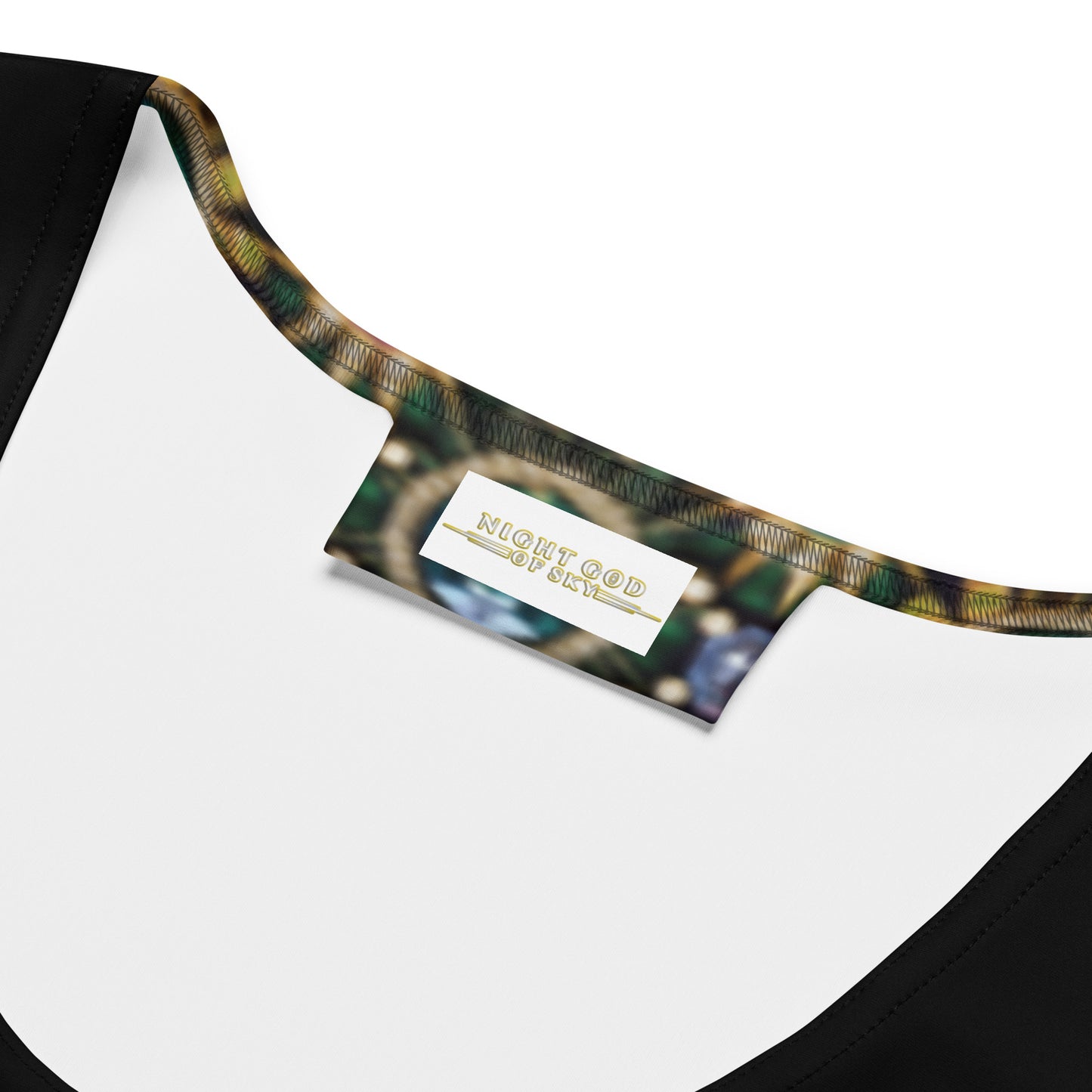 RAJ ROYAL THRONE CROWN GEM TANK TOP MULTI BLACK COLORWAY