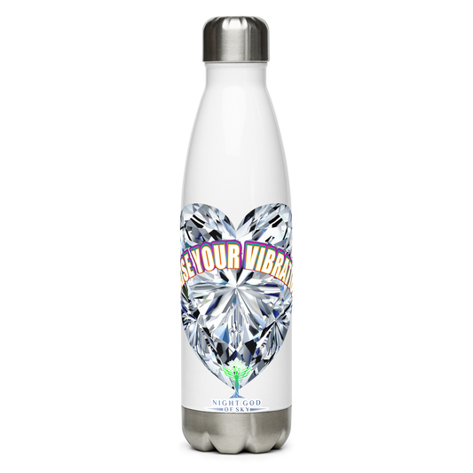 RAISE YOUR VIBRATION Stainless Steel Manifestation Bottle