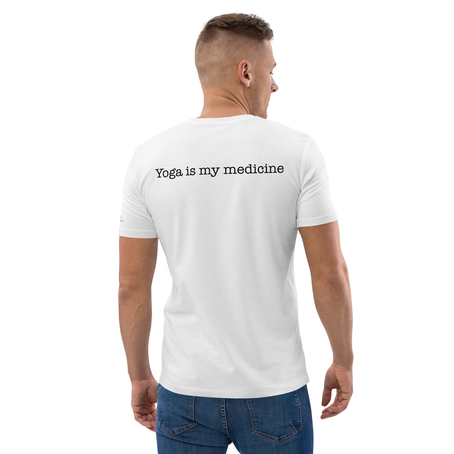 YOGA IS MY MEDICINE - BREATH OF FIRE Unisex organic cotton t-shirt