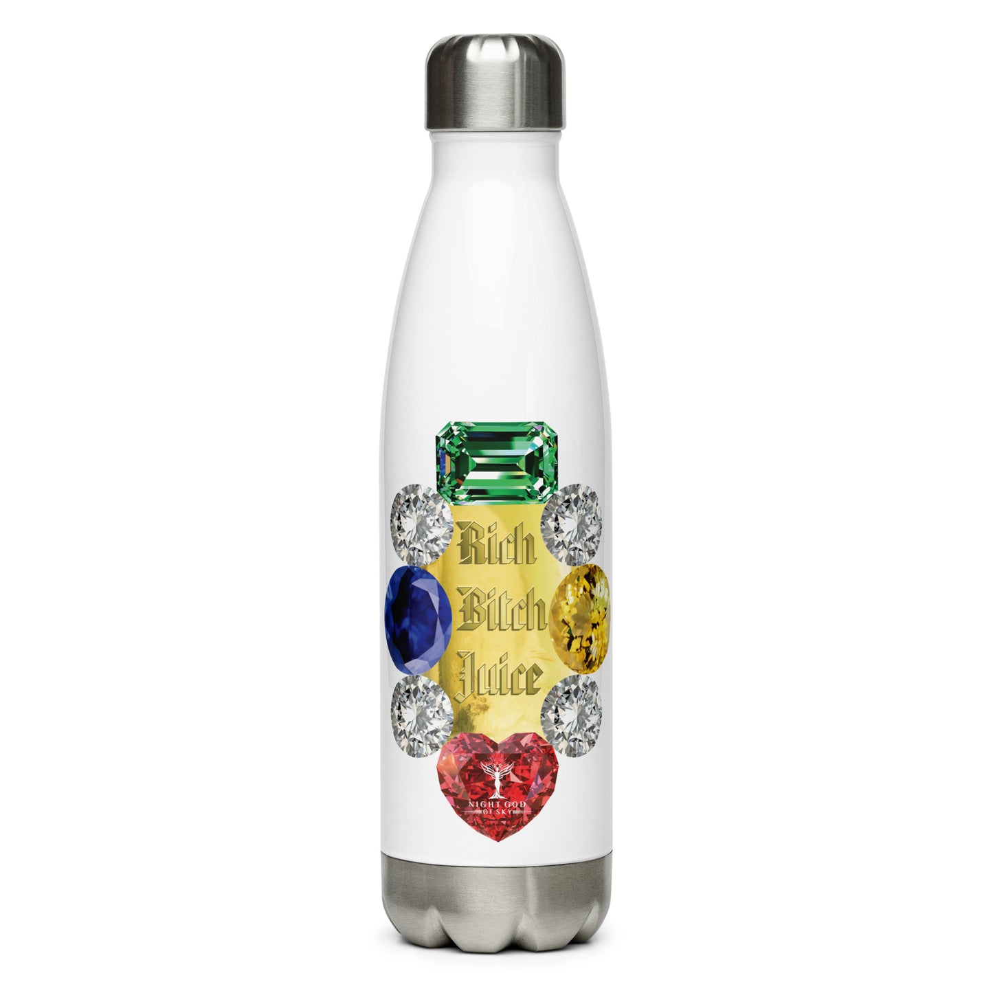 RICH BITCH JUICE Stainless Steel Manifestation Bottle
