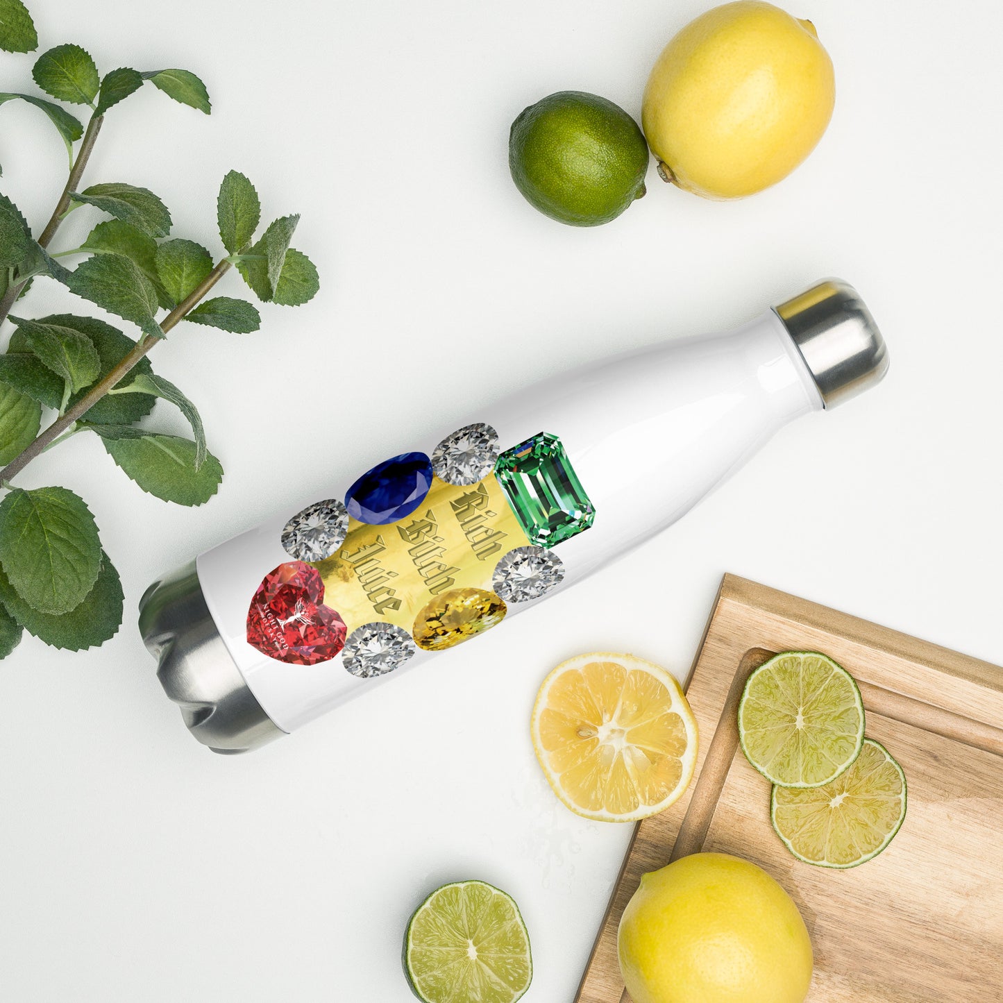 RICH BITCH JUICE Stainless Steel Manifestation Bottle