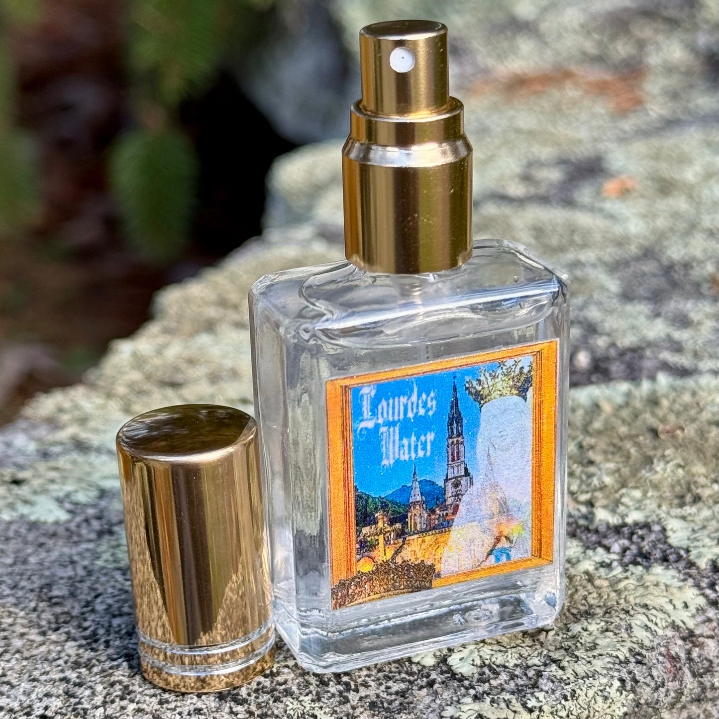 Holy Water From Sanctuary of Our Lady of Lourdes France SMALL 0.5 oz 15ml