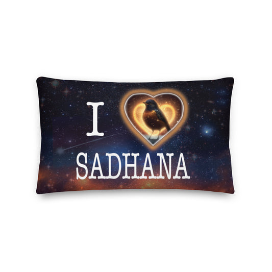 I ❤️ SADHANA Meditation Pillow