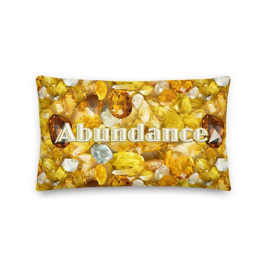 ABUNDANCE Meditation Pillow