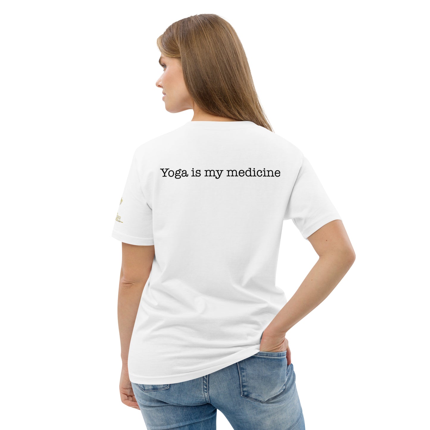 YOGA IS MY MEDICINE - BREATH OF FIRE Unisex organic cotton t-shirt