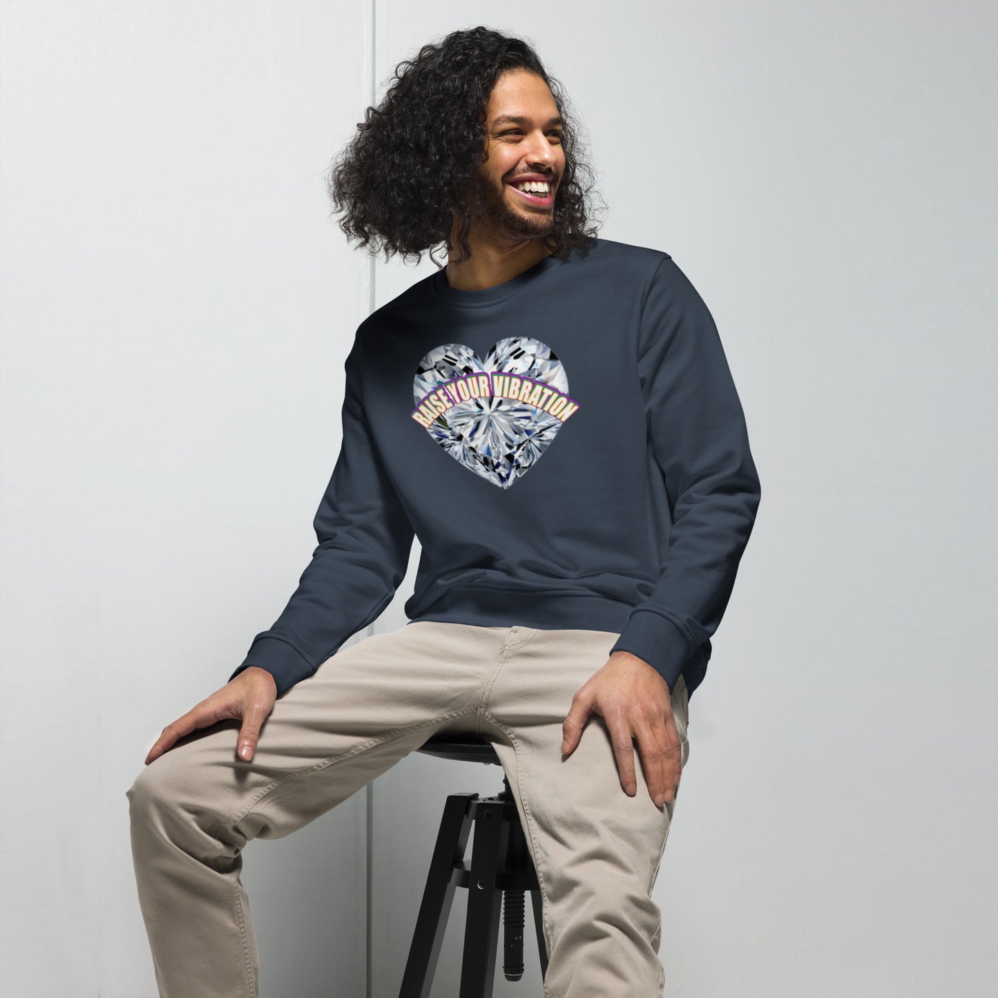 RAISE YOUR VIBRATION Organic Cotton Sweatshirt