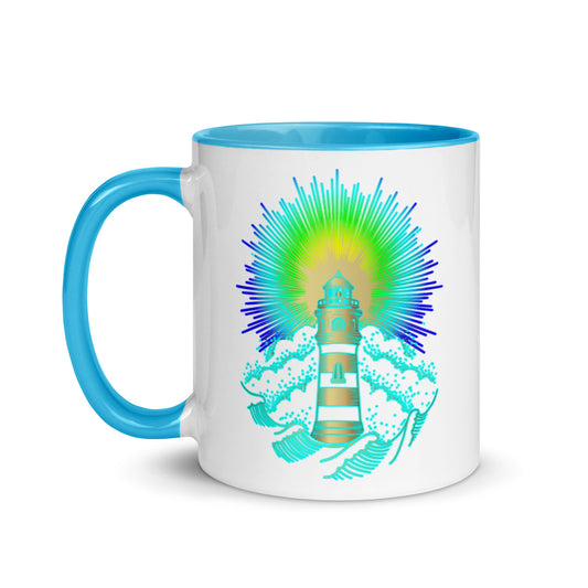 LIGHTHOUSE Mug with Color Inside